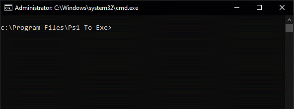 Converting Script to Executable Using Ps1 to Exe Command-Line Version