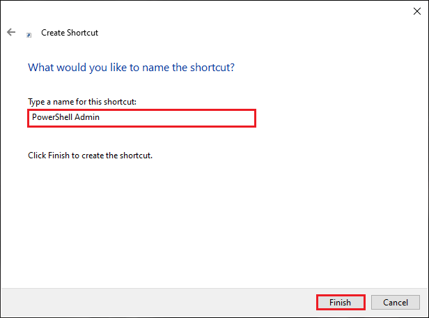 Name The Shortcut For PowerShell