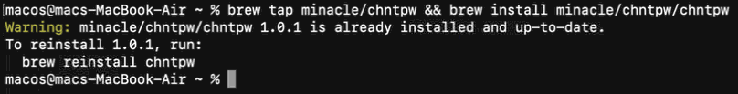 Installing the chntpw package