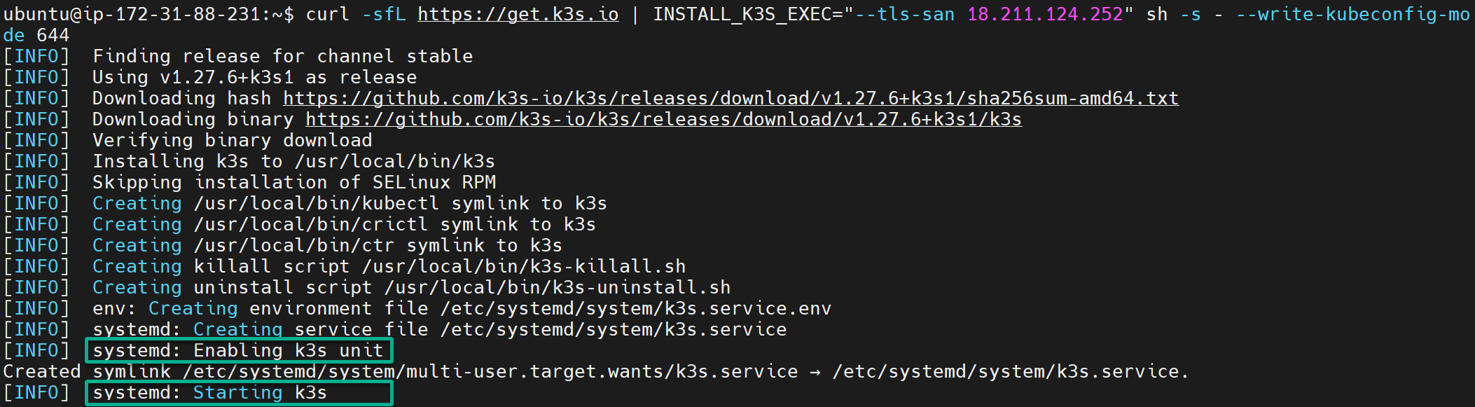 letsencrypt with k3s kubernetes - Installing a k3s cluster