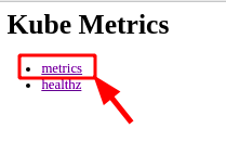 Accessing Kube Metrics