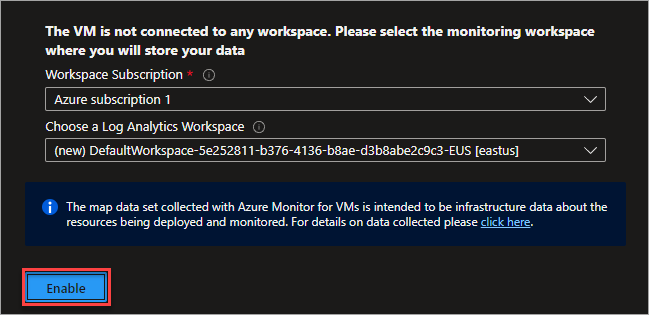 Azure Arc subscription selection for monitoring data