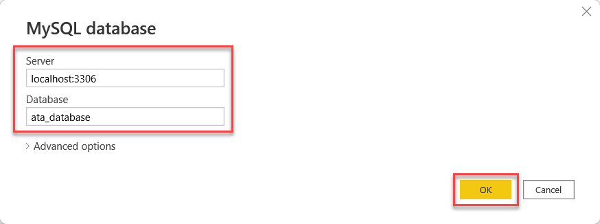 Connecting to MySQL database