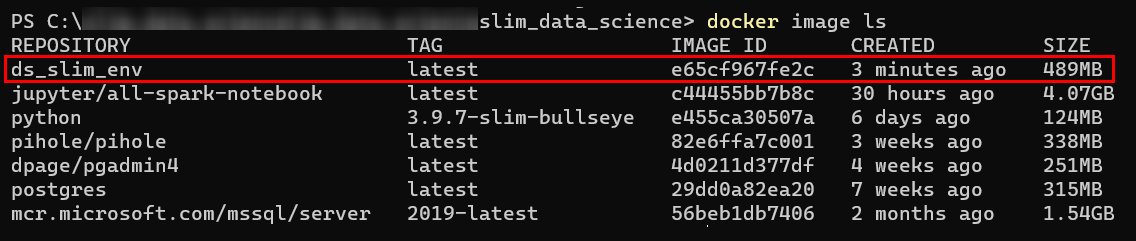  Comparing Data Science Docker Images from Python Slim and Jupyter Docker Hubs