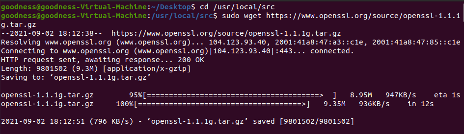 Downloading OpenSSL