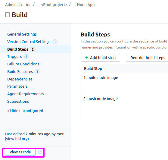 Initializing configuration as code