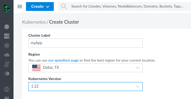 Setting Cluster Configuration Settings