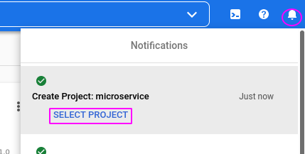Selecting a GCP Project