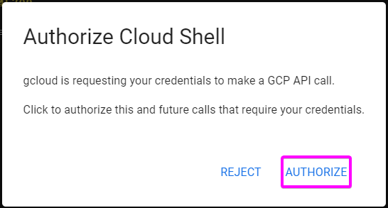 Authorizing Credential Request 