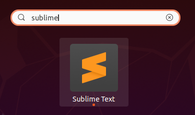 Opening Sublime Text from the Dash