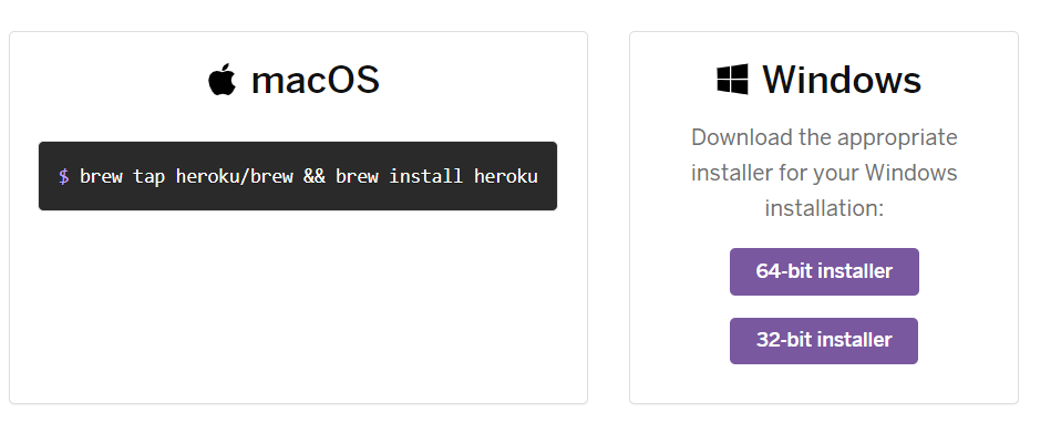 Downloading Heroku CLI