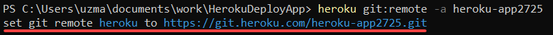 Creating a remote Heroku repository