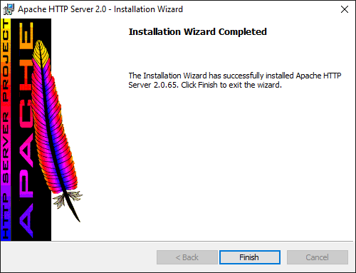 Closing Installation Wizard