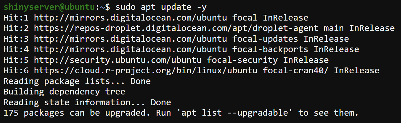 Updating apt sources