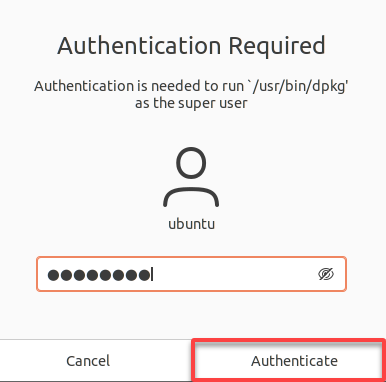 Authenticating the Kernel installation