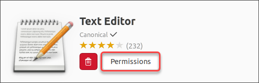 Open Gedit permissions