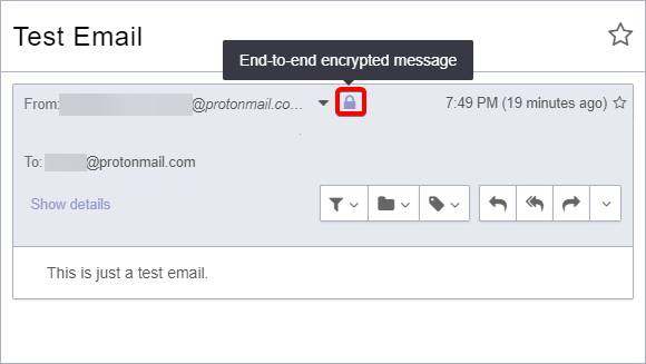 Receiving Automatically Encrypted Email From ProtonMail