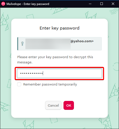 Identity Verification Using Key Password