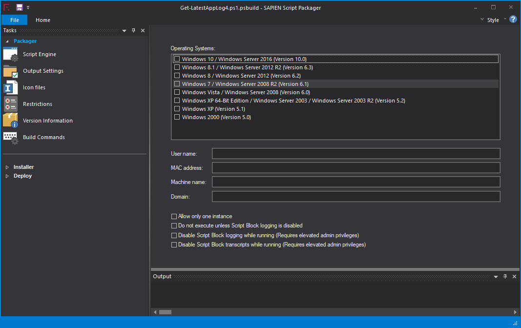 Adding Security Via Execution Restrictions