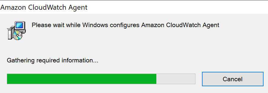 Windows Installer window showing installation progress.