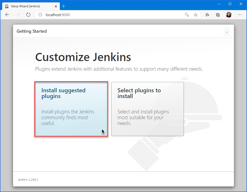 Customizing the Jenkins Plugins' Installation